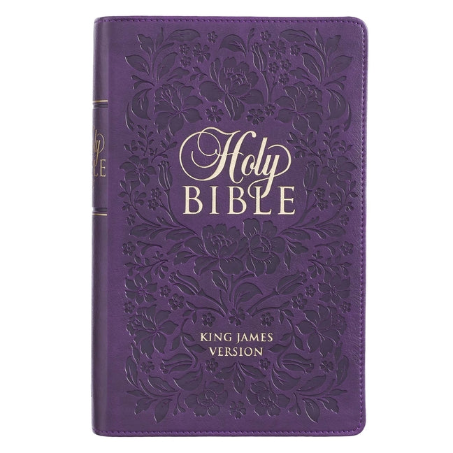 KJV Bible Giant Print Purple Christian Art Gifts Inc