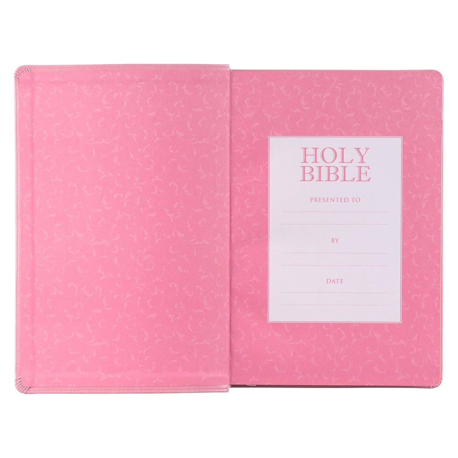 KJV Bible Giant Print Full Size Pink Christian Art Gifts Inc