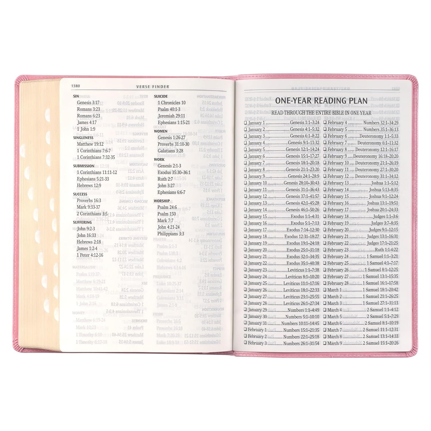 KJV Bible Giant Print Full Size Pink Christian Art Gifts Inc