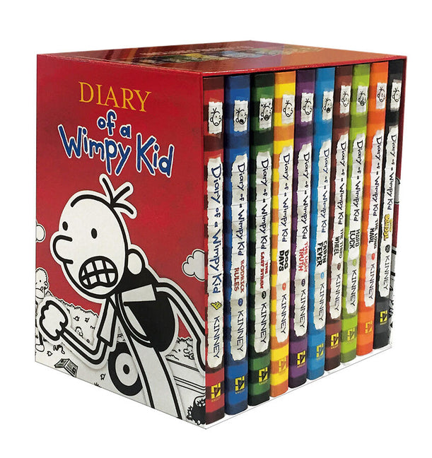 Diary of a Wimpy Kid Box of Books 1-10 Hardcover Gift Set Amulet Books